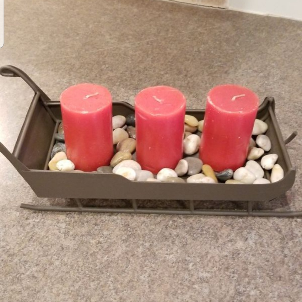 Holiday Candle Decoration